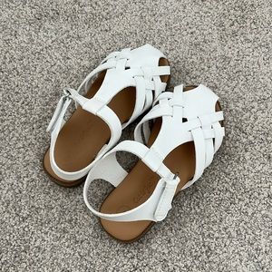 NWOT girl, sandals, toddler size 8 be